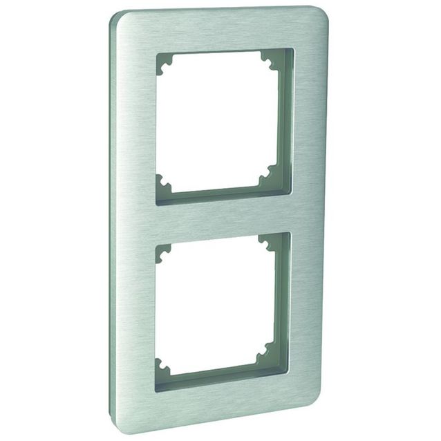 Peitelevy 2-os. Solid harjattu teräs Exxact 2112312