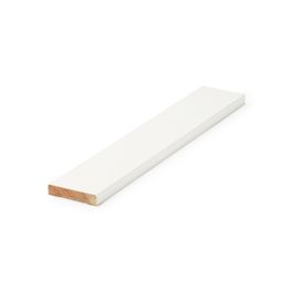 Peitelista Cent, 12x58mm, mänty, valkoinen, eri pituuksia