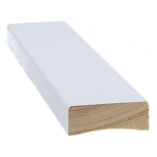 Peitelista Cent, 14x42x2200mm, mänty, valkoinen