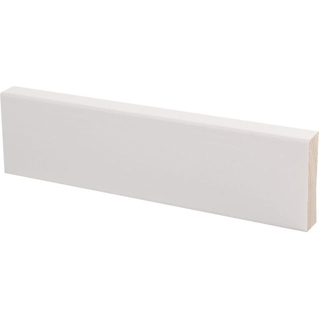 Peitelista Maler Aava, 12x42x2700mm, mänty, valkoinen