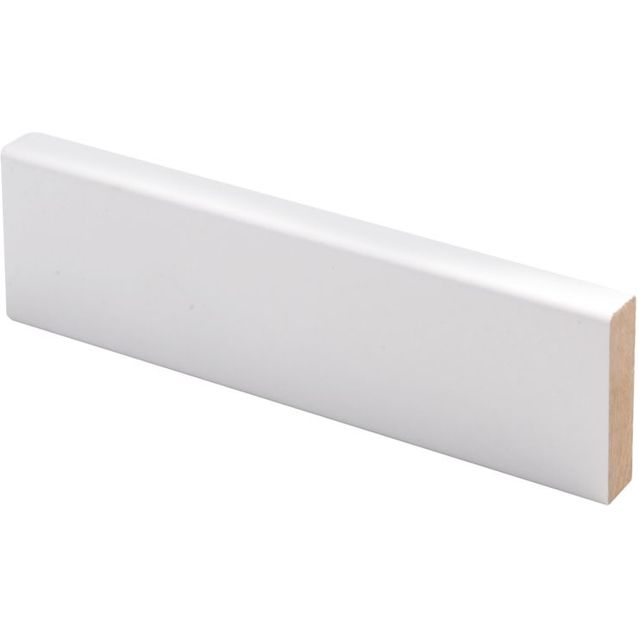 Peitelista Maler Aava, 12x42x3660mm, MDF, valkoinen