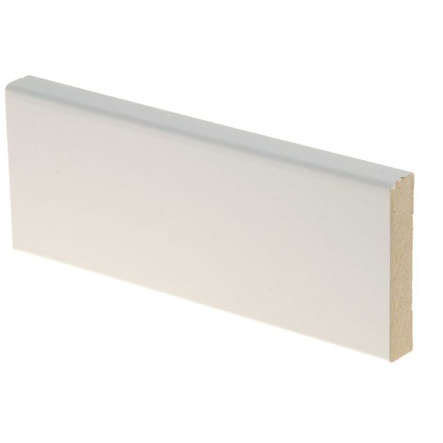 Peitelista Maler Aava, 12x58x2200mm, MDF, valkoinen