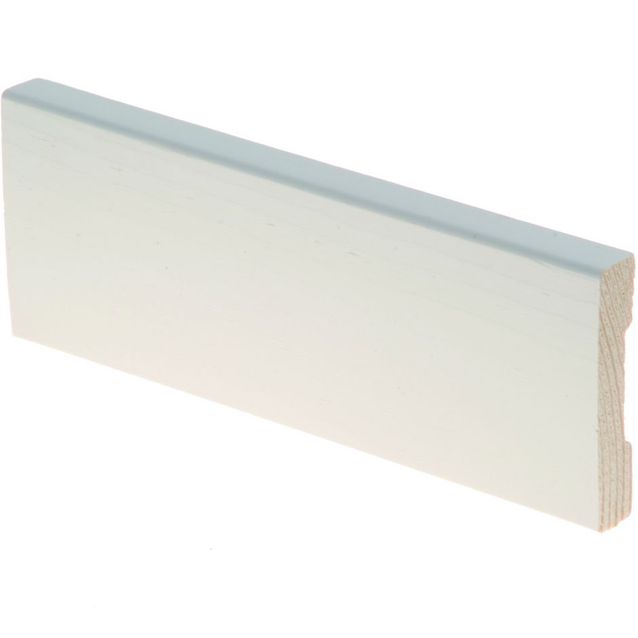 Peitelista Maler Aava, 12x58x2700mm, mänty, valkoinen