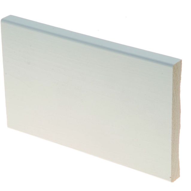 Peitelista Maler Aava, 12x92x2700mm, mänty, valkoinen