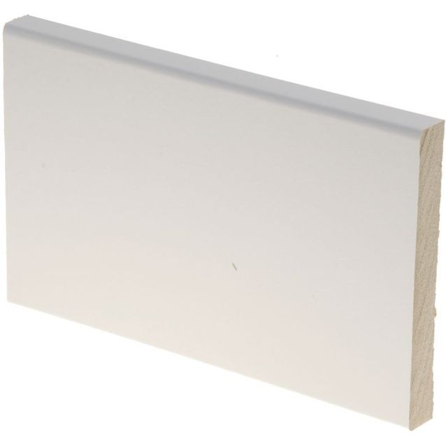 Peitelista Maler Aava, 12x92x3300mm, MDF, valkoinen