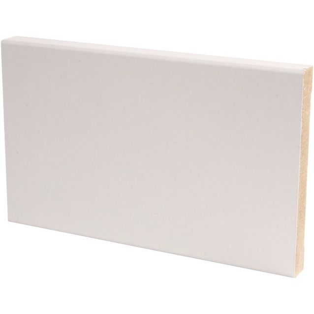 Peitelista Maler Aava, 12x92x3660mm, MDF, valkoinen