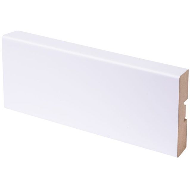 Peitelista Maler Aava, 16x58x2200mm, MDF, puhdas valkoinen