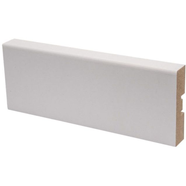 Peitelista Maler Aava, 16x58x2200mm, MDF, valkoinen