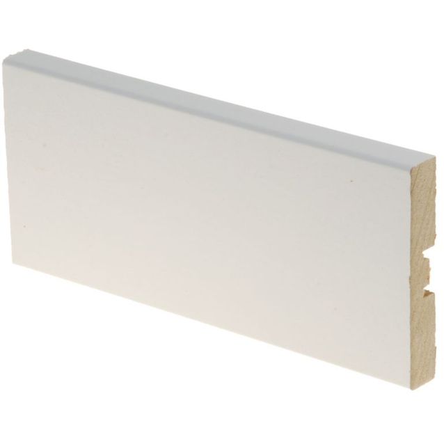 Peitelista Maler Aava, sileä 12x70x2750mm, MDF, valkoinen