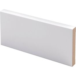 Peitelista Maler Aava sileä 12x70x3300mm MDF valkoinen