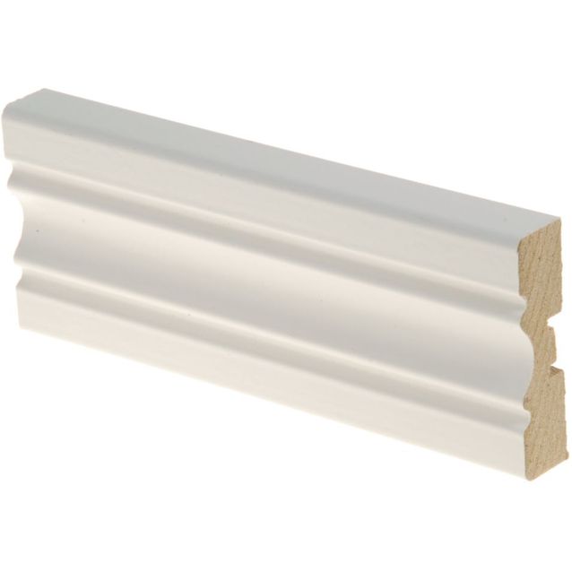 Peitelista Maler Aura, 16x60x2200mm, MDF, valkoinen