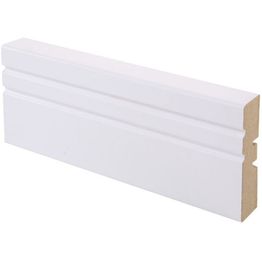 Peitelista Maler Jana 16x58x2200mm MDF puhdas valkoinen