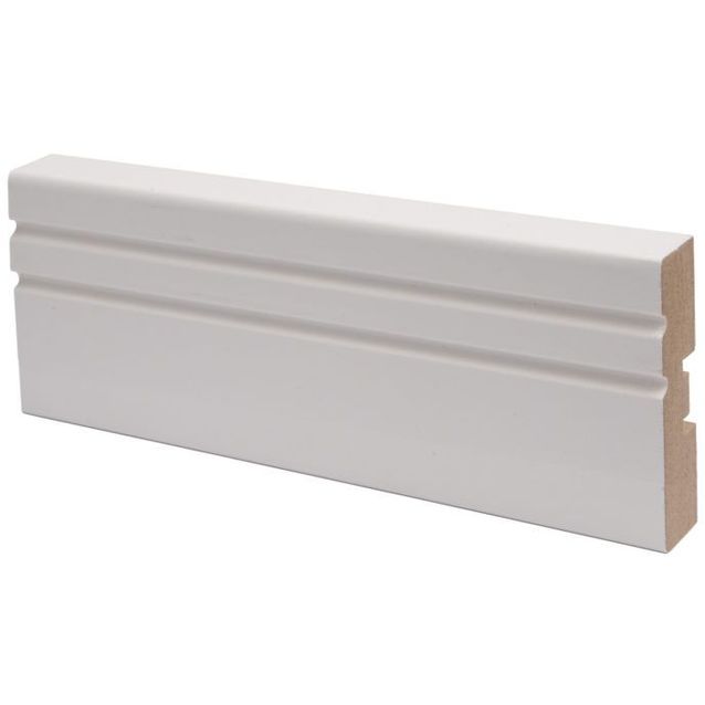 Peitelista Maler Jana, 16x58x2200mm, MDF, valkoinen