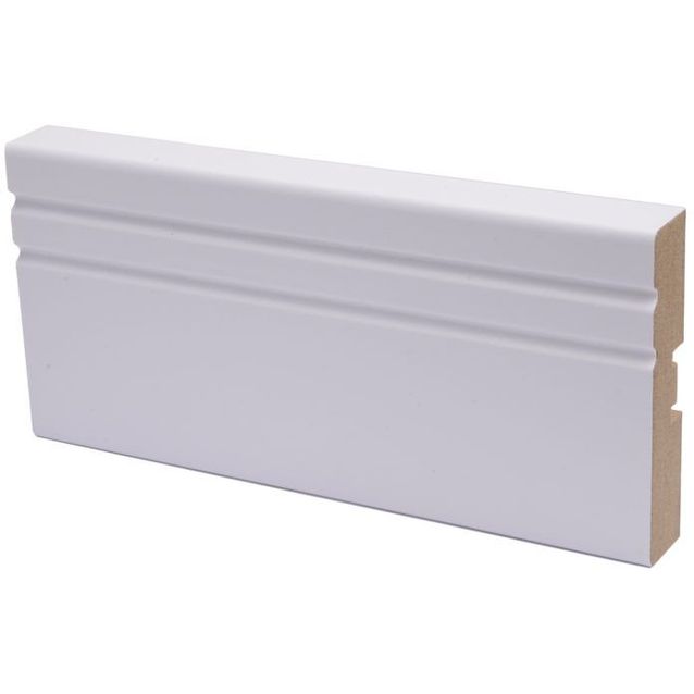 Peitelista Maler Jana, 16x70x2200mm, MDF, puhdas valkoinen