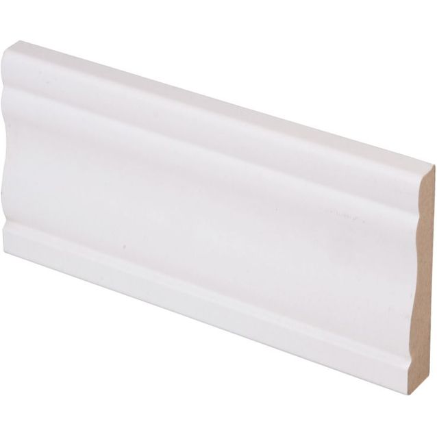 Peitelista Maler Kuru, 12x58x2200mm, MDF, valkoinen