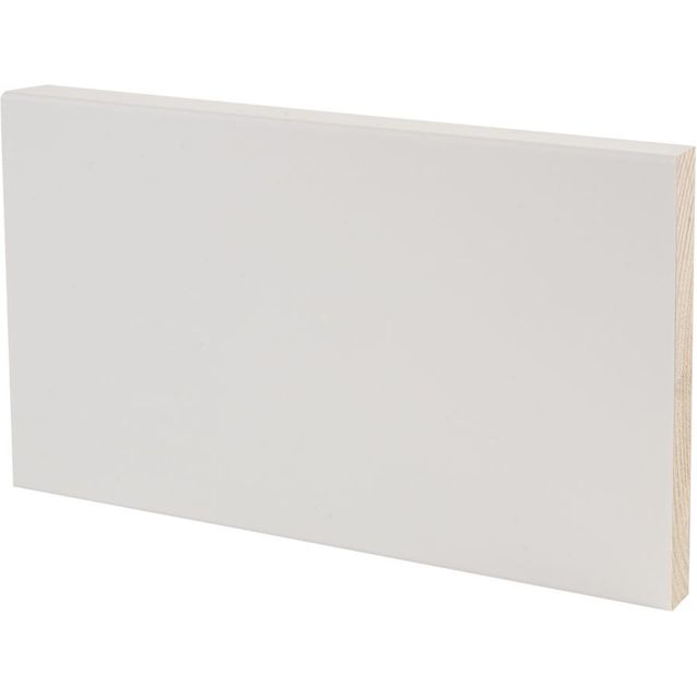 Peitelista Maler Smart Aava, 12x92x3300mm, mänty, valkoinen