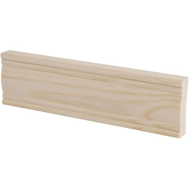 Peitelista Maler Smart Aura, 12x42x3300mm, mänty, puuvalmis