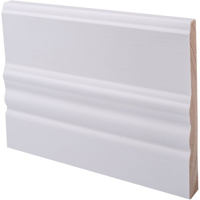 Peitelista Maler Smart Uurre, 15x120x3300mm, mänty, valkoinen