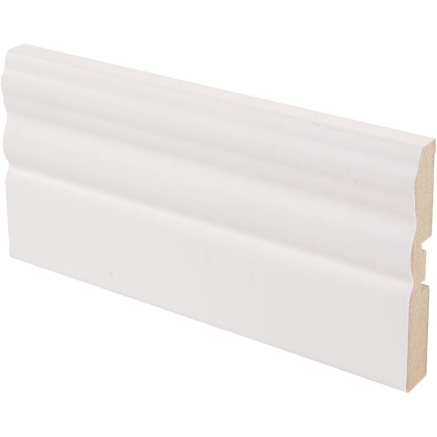 Peitelista Maler Uurre, 12x70x3300mm, MDF, valkoinen