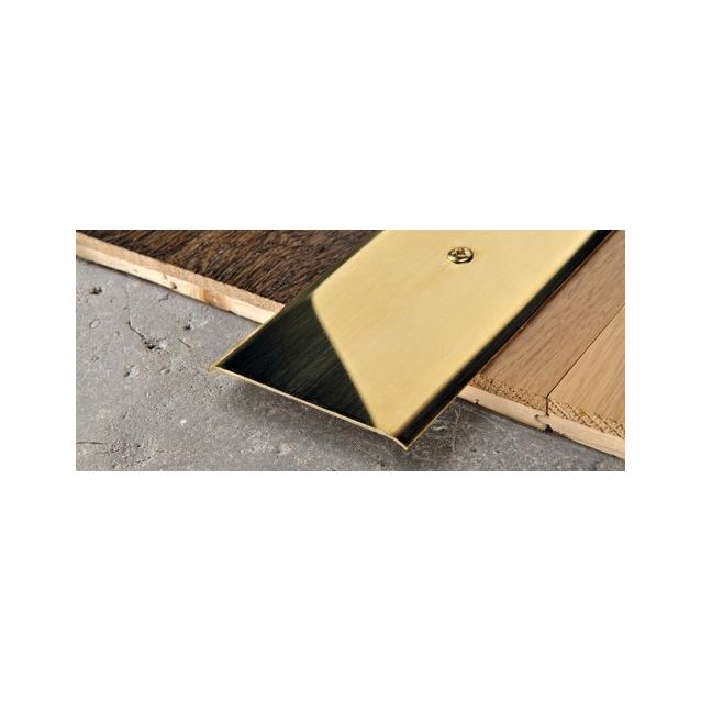 Peitelista Progress Profiles Proplate, 2,7m, 40mm, ruuvikiinnitys, messinki