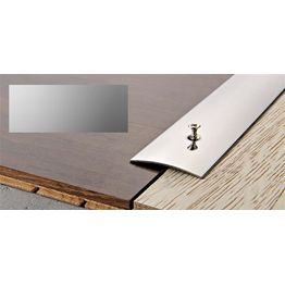 Peitelista Progress Profiles Prosol 2,7m 40mm 0-5mm liimakiinnitys anodisoitu hopea