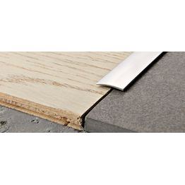 Peitelista Progress Profiles Prosol 2,7m 40mm 0-5mm liimakiinnitys kiiltävä rst