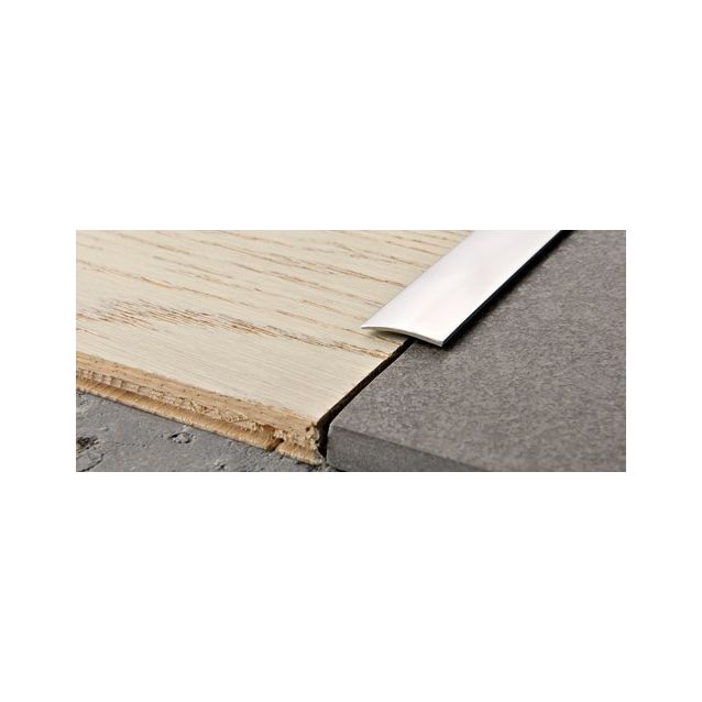 Peitelista Progress Profiles Prosol, 2,7m, 40mm, 0-5mm, liimakiinnitys, kiiltävä rst