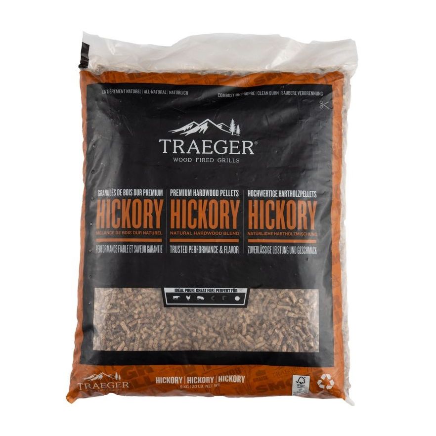 Pelletti Traeger Hickory 9 kg