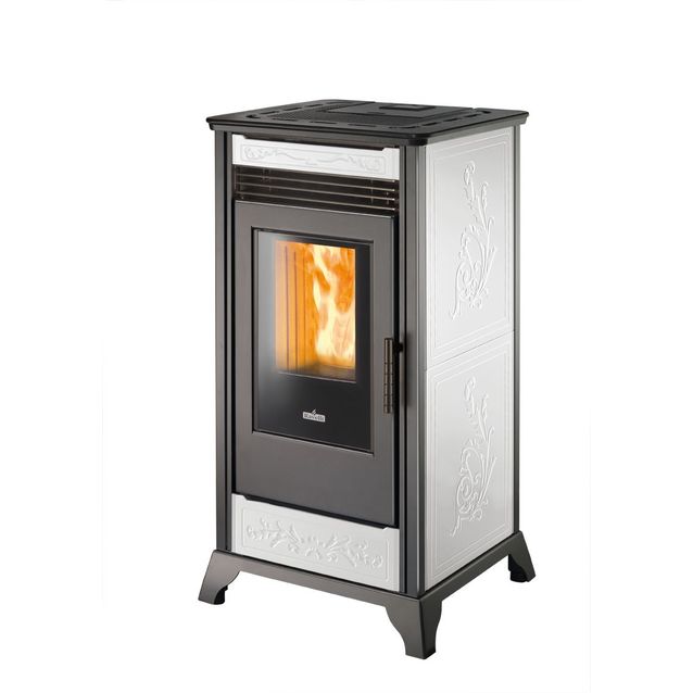 Pellettitakka Ravelli RV110 11.5 kW valkoinen