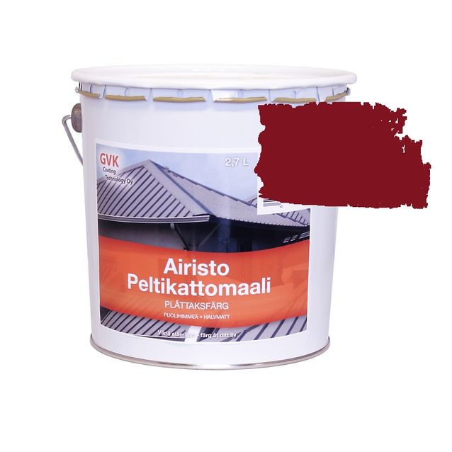 Peltikattomaali GVK 2.7 l punainen