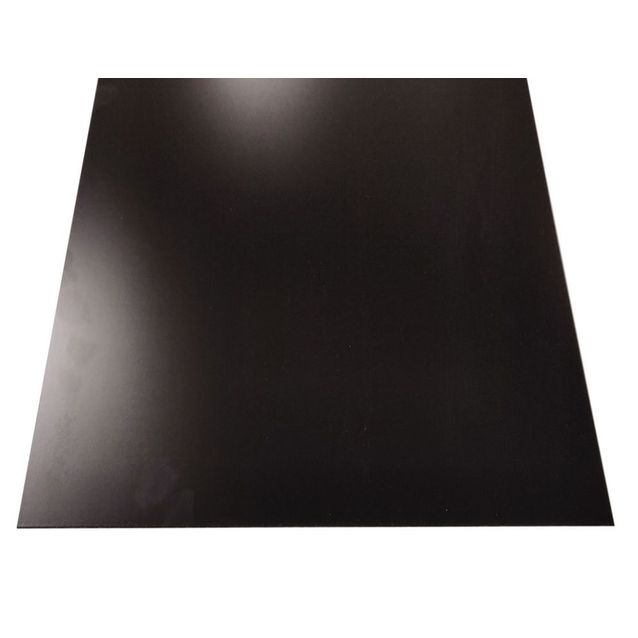 Peltilevy Warma, 330x1250mm, maalattu, musta RR33