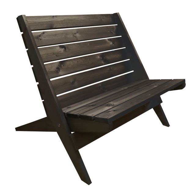 Penkki EcoFurn TuplaGranny 2.0 mänty musta