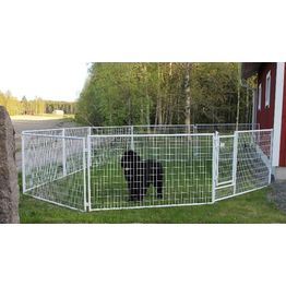 Koiratarhan peruselementti Jämpti Pro MINI 115x200 cm kuumasinkitty