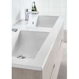 Pesuallas Hafa Sun/Eden/East 1200 kahdella altaalla valkoinen