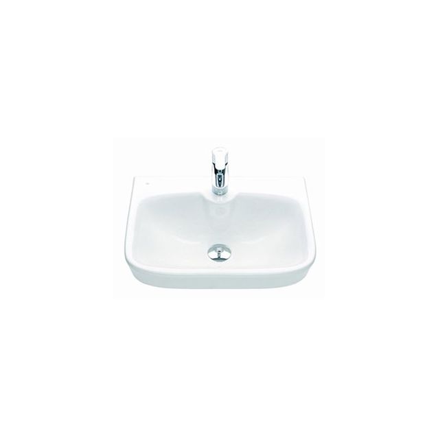 Pesuallas ido Glow 500 kulmikas hanareikä ei ylivuotosuojaa