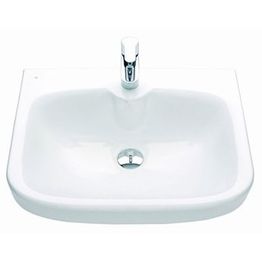 Pesuallas ido Glow 560 kulmikas hanareikä ei ylivuotosuojaa