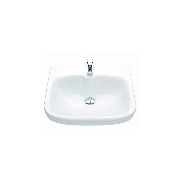 Pesuallas ido Glow 560 kulmikas hanareikä ei ylivuotosuojaa