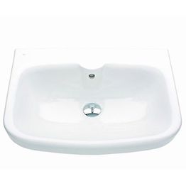 Pesuallas Ido Glow 600 kulmikas ylivuotosuojalla ei hanareikää