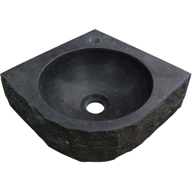 Pesuallas Interia 39-3509 300x300x100 mm luonnonkivi musta