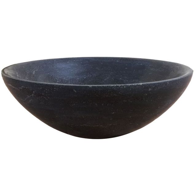 Pesuallas Interia 39-3521 Ø 320 mm luonnonkivi musta