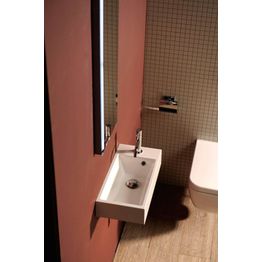 Pesuallas Interia Ariana SM016 komposiittikivi oikeakätinen 500 X 250 x 100 mm valkoinen