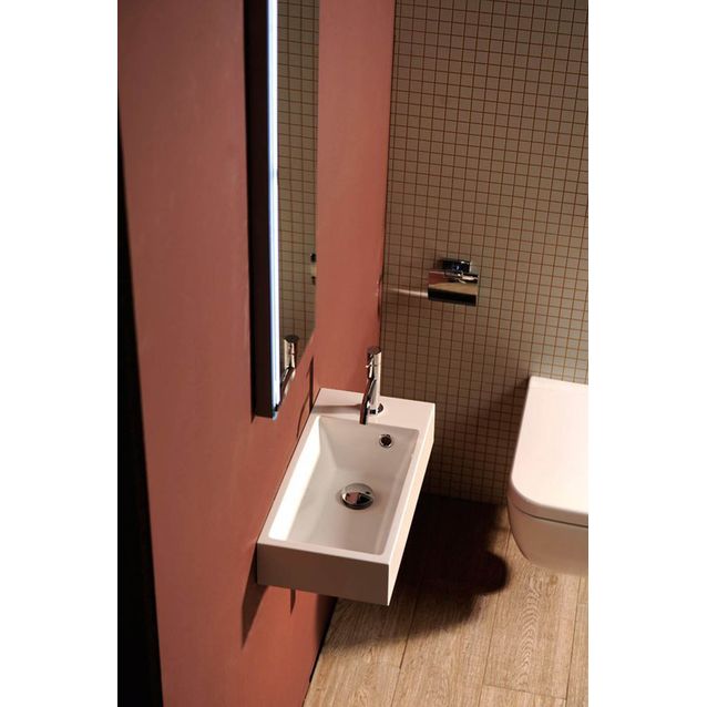 Pesuallas Interia Ariana SM016 komposiittikivi oikeakätinen 500 X 250 x 100 mm valkoinen