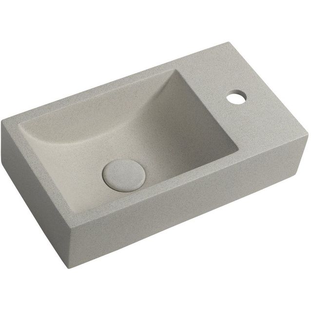 Pesuallas Interia Crest R 400x220x100 mm oikea beige