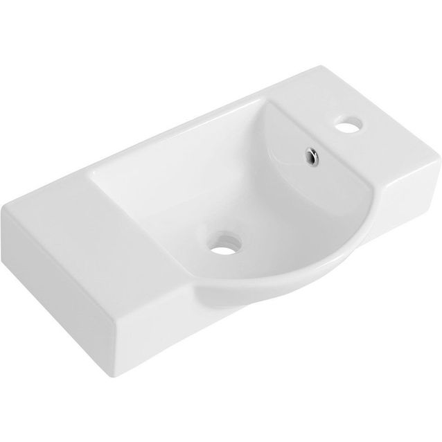 Pesuallas Interia Litos 550x320 mm oikea valkoinen