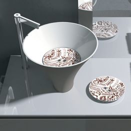 Pesuallas Kerasan Tribeca Flute 400x400mm