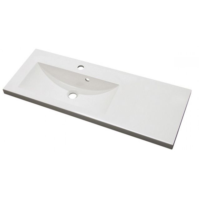 Pesuallas Otsoson Miniclever 900 L 902x310x40 mm allas vasemmalla valkoinen