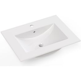 Pesuallas Polaria Noval 600, 61x46cm, valkoinen