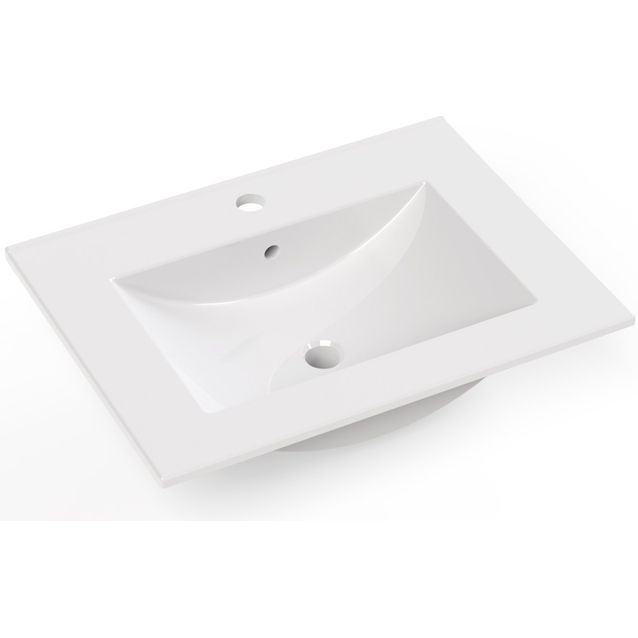 Pesuallas Polaria Noval 600, 61x46cm, valkoinen