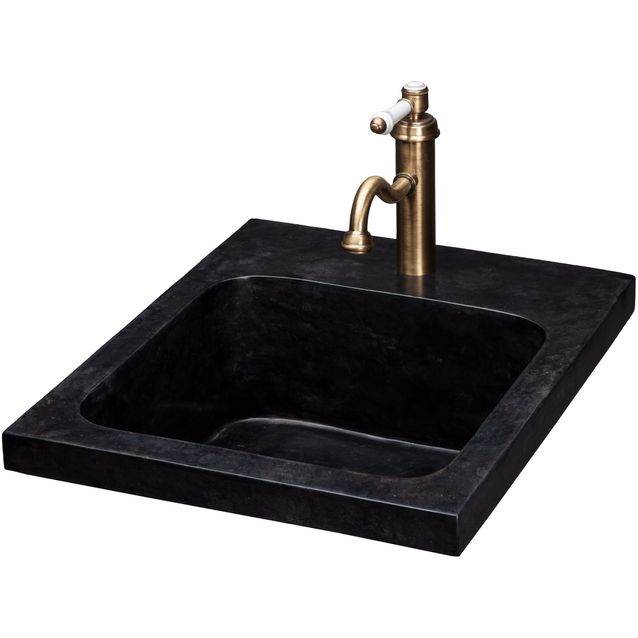 Pesuallas Qualitystone WB SOGA 450x550 mm andesiitti musta