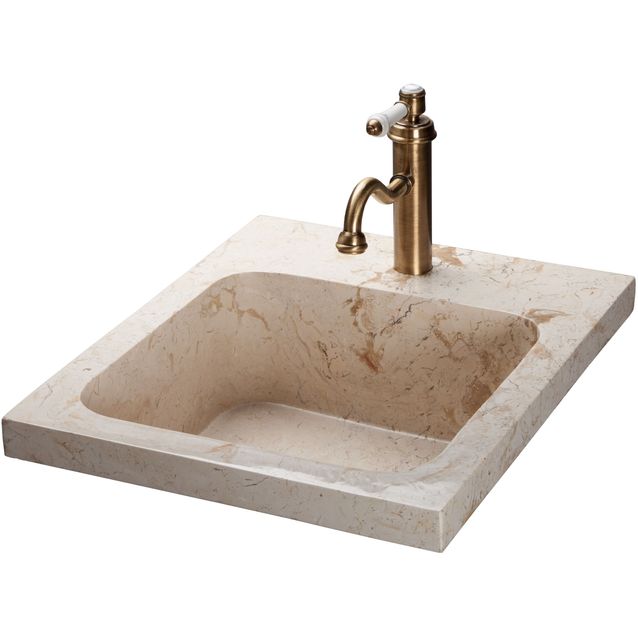 Pesuallas Qualitystone WB SOGA 450x550 mm marmori beige